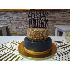 Cake Topper Adorno Torta Cumpleaños Casamiento Personalizado