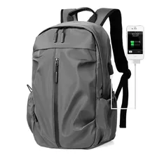 Mochila Escolar Los Misterios Lmb10011 Color Gris 22.6l