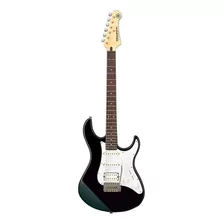 Guitarra Eléctrica Yamaha Pac012/100 Series 012 Stratocaster De Caoba 2023 Black Brillante Con Diapasón De Palo De Rosa