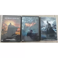 Dvd Trilogia Batman Begins Cavaleiro Trevas Christopher Nola