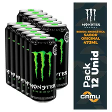 Monster Energy - 473ml - Negra Clásica - Pack 12 Unid