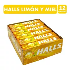 Halls Miel Limón - Caramelos Refrescantes (caja Con 12 Un)