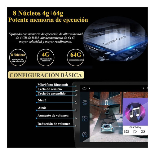 Estreo Mercedes-benz Smart 2011-2015 Android Carplay 4+64g Foto 10