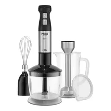 Mixer Processador Philco 3 Em 1 Turbo 800w Inox Pro Max 220v