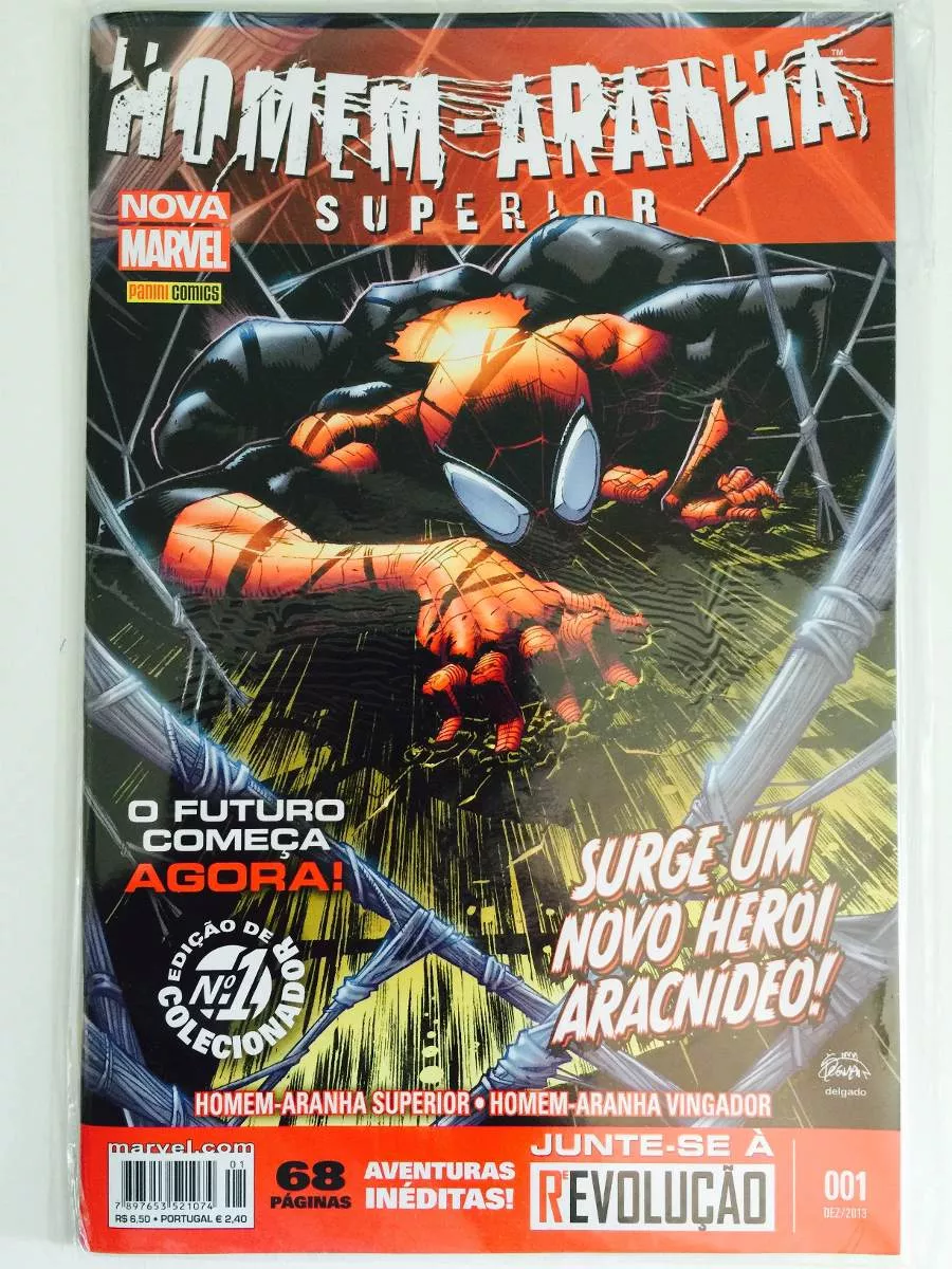 Hq Nova Marvel Homem Aranha Superior Ed. De Colecionador Nº1