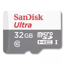 Cartão De Memória Micro Sd 32 Gb Classe 10 Ultra 100mb/s