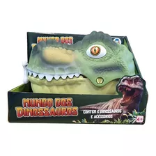 Brinquedo Cabeça Dinossauro Com 6 Unidades 0207