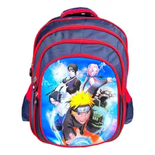 Mochila Básica Escolar Volta As Aulas Anime Naruto Uzumaki