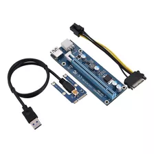 Mini Pci-e Para Pci Express16x Extender Riser Adaptador Com 