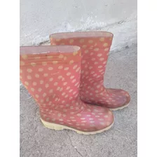 Lote De Zapatillas Y Botas De Goma Talle 29/30 Para Nena