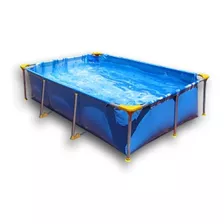 Pileta Rectangular Piletin 300x200x65 3900 Litros Azul