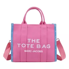 Thetotebag Marca Bolso Mano Mujer Rosa Lona Compras Cercanía