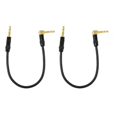 Audio2000's C26001p2 - Cable Trs De Angulo Recto A 1/4 Trs 