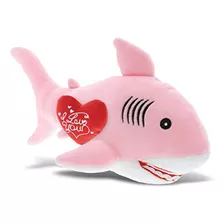 Oso De Peluche - Dollibu Pink Shark I Love You Message Stuff