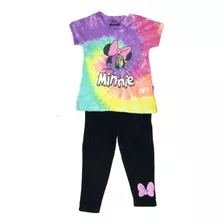 Conjunto Camiseta E Calça Minnie Mouse Disney Baby Infantil