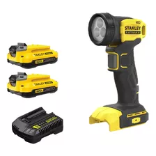 Lanterna De Led 20v Scl020 2x Bat 1.5ah Stanley Bivolt