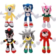 Peluches De Sonic The Hedgehog Personajes 20cm 