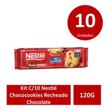 Kit C/10 Nestlé Chococookies 120g Recheado Chocolate