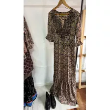 Vestido Rapsodia Nuevo Con Etiqueta Talle S, Largo Bordado