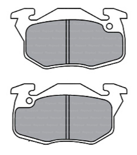 Pastillas De Freno Delanteras Citroen C15 1900cc 2004 Foto 2