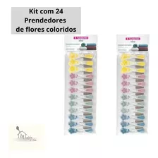 Kit 36 Pregadores Roupa Emborrachados Prendedores Sanremo