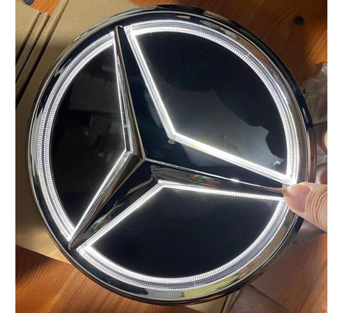 Emblema Iluminad Parrilla Para Mercedes Glc /gle/gls 2015-19 Foto 6