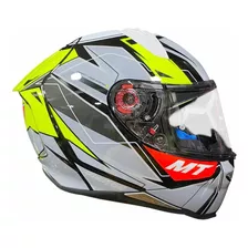 Casco Integrla Mt Revenge 2s Xavi Vierge Amarillo Brillo Aol