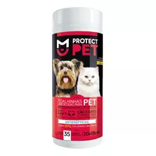 Toalhas Umedecidas Protect Pet Corpo E Pata 35 Uni P/ Pets