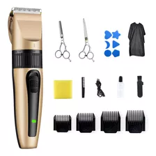 Máquina Afeitadora Y Cortadora De Pelo Kit + Accesorios