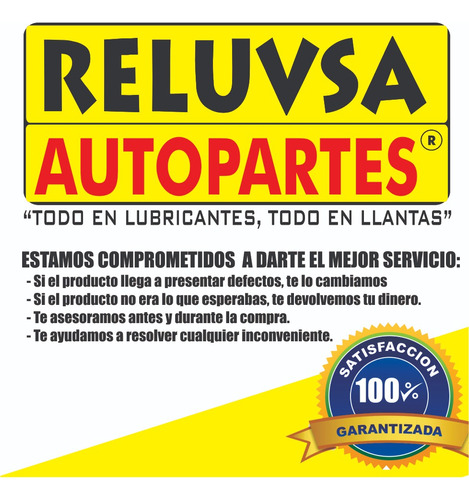 Kit Lubricacin Reluvsa 20w50 4l P/ Seat Alhambra 1.8l 02/07 Foto 5