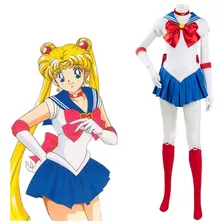 Traje De Marinheiro Sailor Moon Tsukino Usagi, Fantasia De C