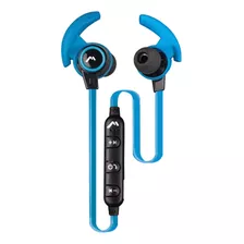 Audífonos Manos Libres Con Sujetador Bluetooth Mh-9312 Color Azul