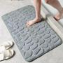 Tapete De Banheiro Antiderrapante Espuma 60 Cm 40 Cm Gray