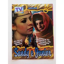 Revista Pôster Tv Mania Nº 99 - Sandy E Júnior - 2002