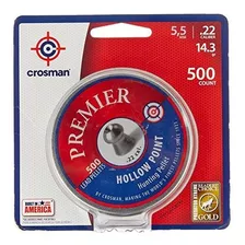 Crosman Premier Hollow Point Pellet.22 Cal, 14.3 Gr., 500 Un