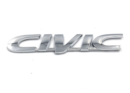 Emblema Letras Civic Honda 12.3 Cm / 2.2 Cm Foto 2