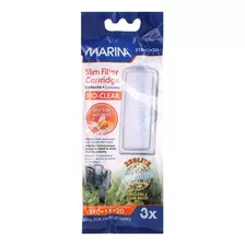 Marina Bio Clear Cartucho Para Slim Filteros 3 Pzas