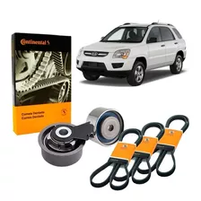 Correia Dentada Sportage 2007 2008 2.0 16v Kit Tensor Polia