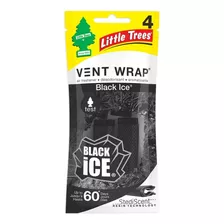 Little Trees Aromatizante De Rejilla Black Ice De 4 Piezas