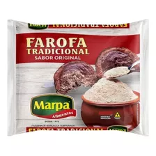 Farofa Pronta Mandioca Temperada Tradicional 400g Marpa