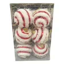 Bolas De Navidad Premium X6 Para Arbolito Arbol 