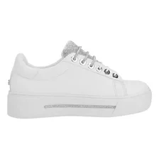 Tenis Casual Plataforma Belinda Peregrin Blanco Mujer 1057