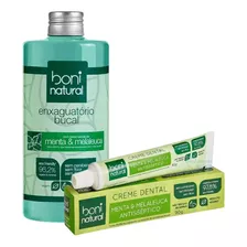 Kit Higiene Oral Vegano (enxaguatório + Creme Dental)