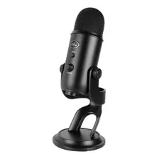 Micrófono Blue Yeti Condensador Multipatrón Blackout