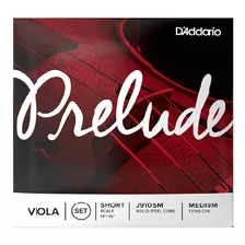 Juego De Cuerdas Daddario J-910 S Para Viola Prelude