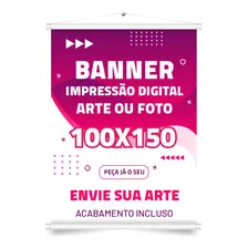 Banner Personalizado Faixa Ou Adesivo 1,5 X 1 M / 150 X 100