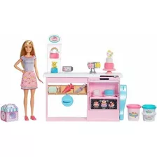 Boneca Barbie Boleira Bolo Playset Com Massinha De Luxo 
