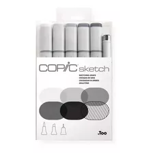 Marcadores Copic Sketch X 5 Croquis En Gris + Multiliner