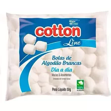 Algodão Dia A Dia Em Bolas Cotton Line 50g