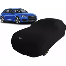 Capa Automotiva Para Audi Rs4 Em Tecido Helanca Cor Preta